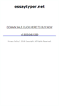 Mobile Screenshot of essaytyper.net